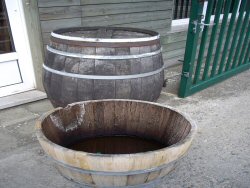 Oak barrels (click to enlarge) Oak Barrels (click to enlarge)